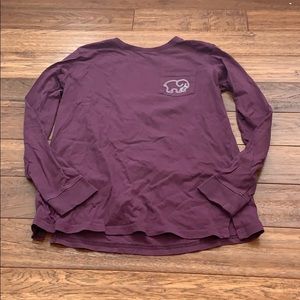 Purple ivory Ella long sleeve tee